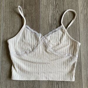 SHEIN Textured Cream Blouse